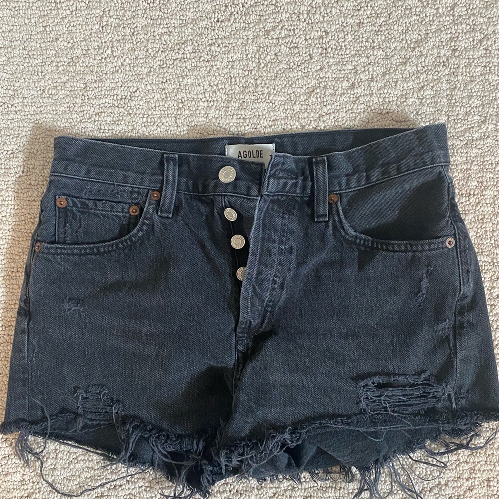 Agolde Parker vintage cutoff, size 25, color Vortex